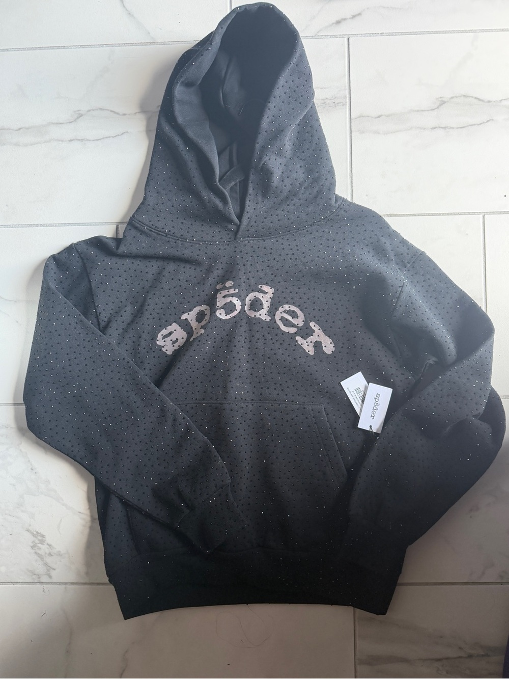 NWT - Black Spider VVS Diamond Hoodie